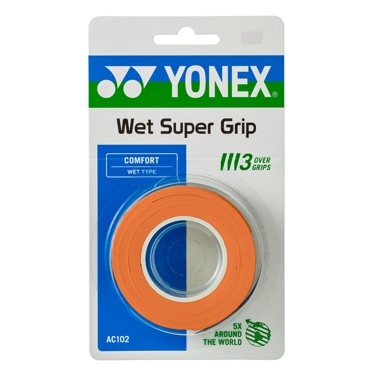 YONEX Wet Super Grip 3本巻.AC103