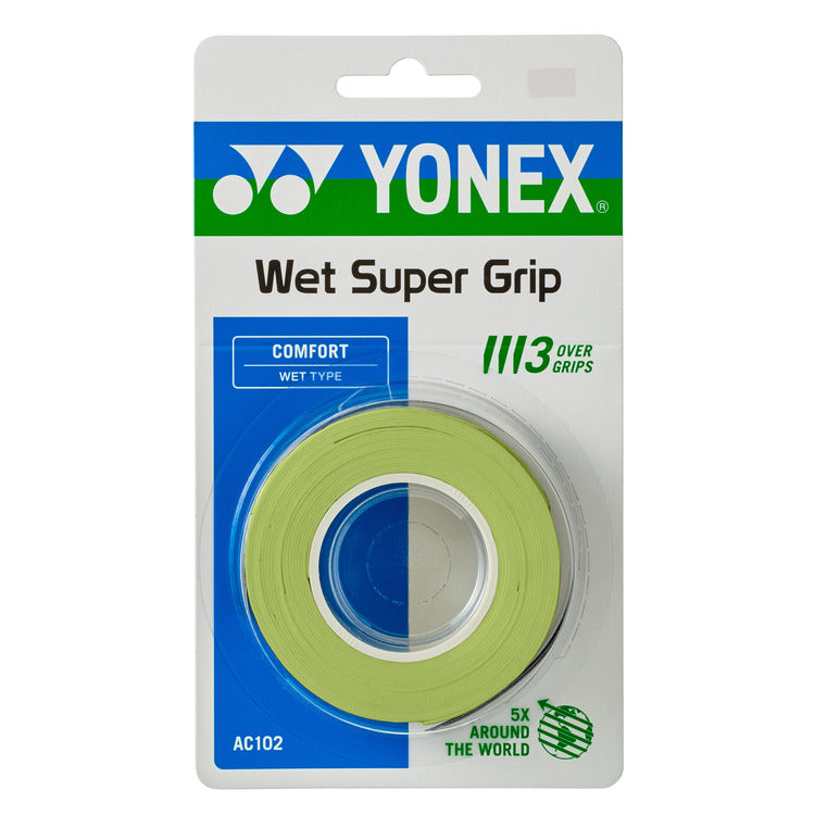 YONEX Wet Super Grip 3本巻.AC103